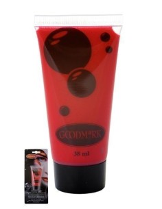 Trucco cremoso all'acqua 38 ml rosso - di alta qualità, ideale per il carnevale, feste a tema ed eventi speciali.